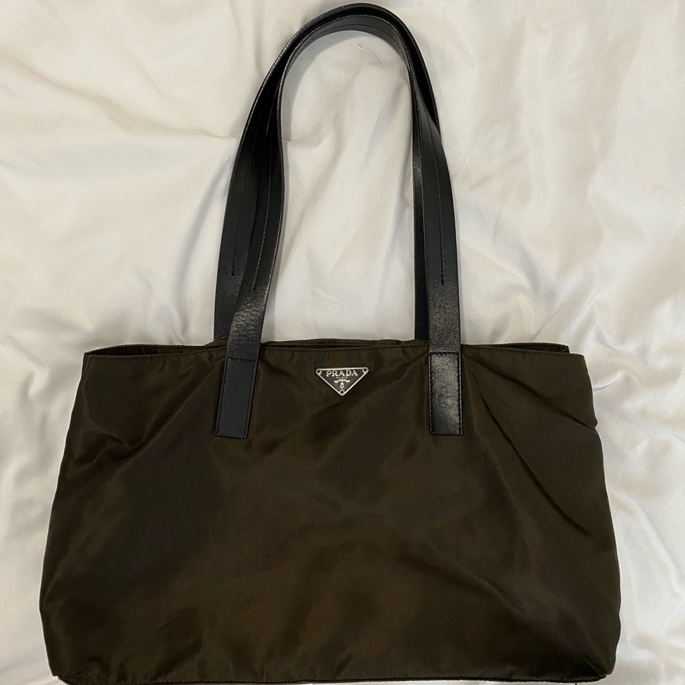 Authentic Prada Nylon Tote Bag